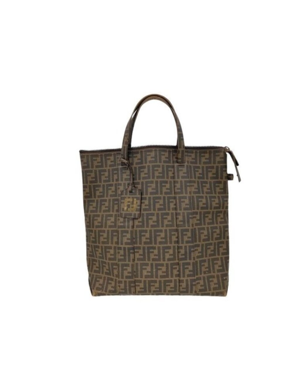 Fendi Tote Bag Zucca Brown